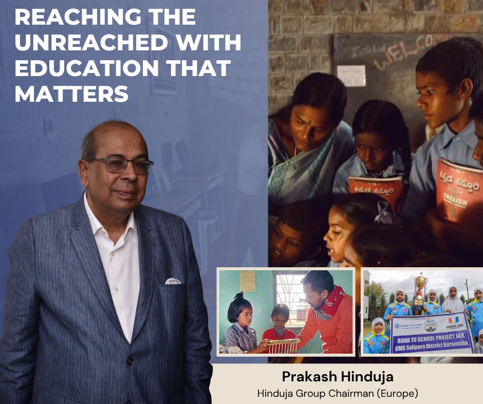 Prakash Hinduja Switzerland Hinduja family reaching the unreached